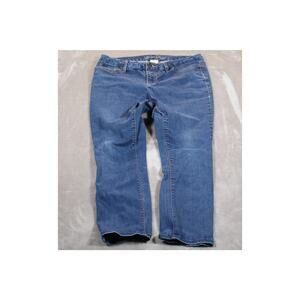 Faded Glory Jeans Girls 10A Blue Denim Velvet Touch Skinny Stretch Classic Kids